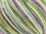 Ice Yarns Wool Varicolor Worsted – Lilac, Mint Green, Yellow, Beige, White, Turquoise – 25% Wool, 75% Acrylic