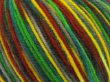 Ice Yarns Wool Varicolor Worsted – Green Shades, Grey Shades, Copper, Yellow – 25% Wool, 75% Acrylic