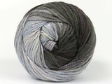 Ice Yarns Couleurs d'été – Nuances de gris, bleu clair – 80 % coton, 20 % viscose
