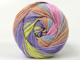 Ice Yarns Couleurs d'été – Couleurs pastel – 80 % coton, 20 % viscose