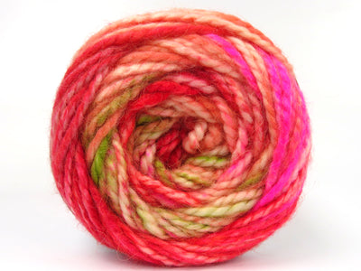 2 balls in pack / Salmon Shades, Red Shades, Green Sh
