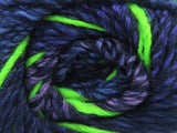 Ice Yarns Symphony – Tonos de Morado, Verde Neón – 100 % Acrílico Premium