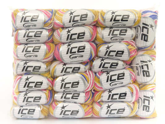 Mixed Lot Multicolor Chain Yarns fnt2-82926