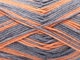 Ice Yarns Baby Summer Color – Açık Turuncu, Açık Gri – %50 Pamuk, %50 Akrilik