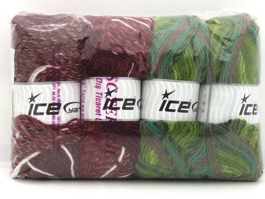 Mixed Lot Multicolor Mystique Yarns fnt2-83119