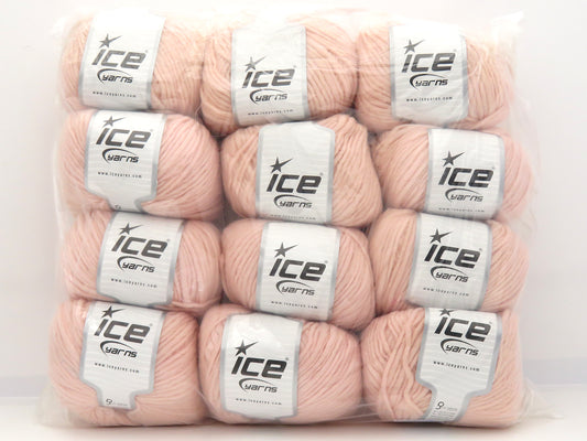 Mixed Lot Multicolor Pure Wool Bulky Yarns