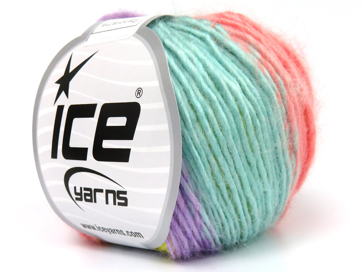 Panorama Mint Green, Yellow, Light Salmon, Lilac fnt2-83362