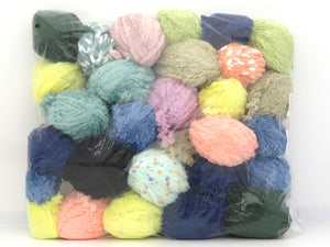 Mixed Lot Multicolor Leftover Soft Yarns fnt2-83435