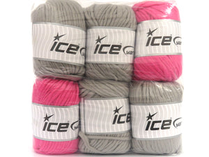 Mixed Lot Multicolor Pure Wool Yarns fnt2-83708