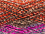 Ice Yarns Sock Spray – Cobre, Marrón, Morado, Fucsia, Gris – 75 % Lana Superwash, 25 % Poliamida