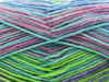 Turquoise, lilas, rose, vert