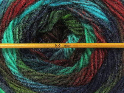 Magic Wool De Luxe Green Shades, Navy, Copper fnt2-84062