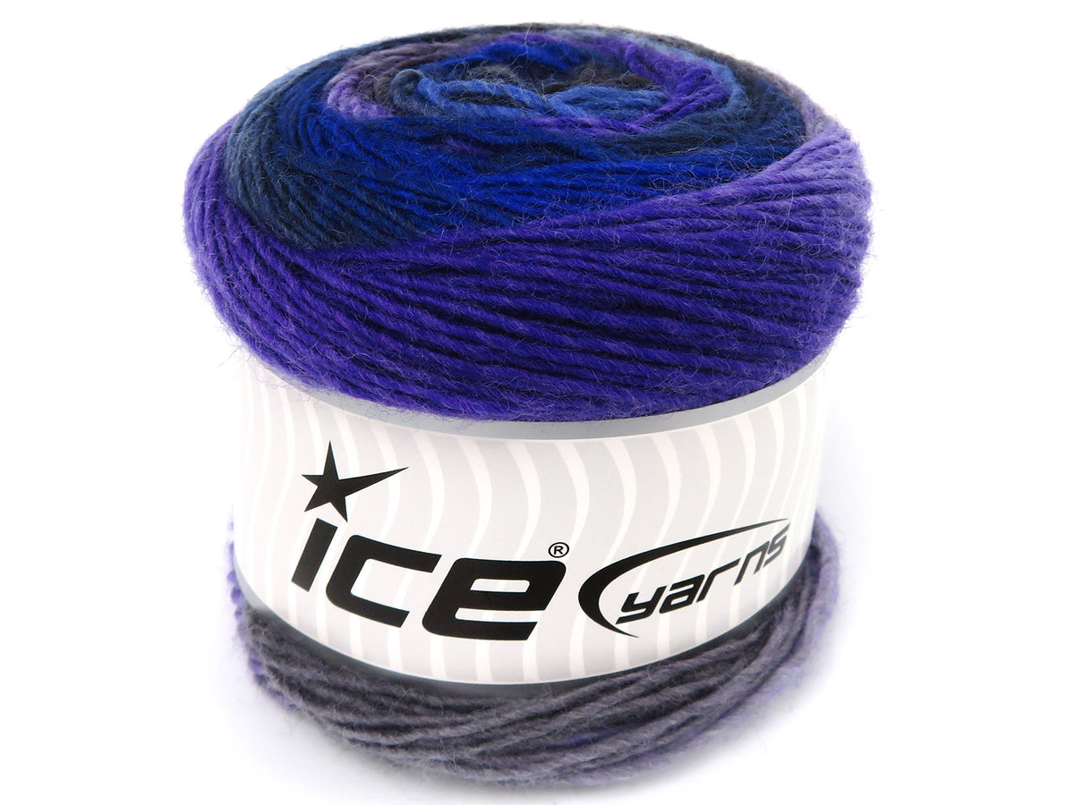 Magic Wool De Luxe Blue Shades, Grey Shades, Purple, Black fnt2-84063