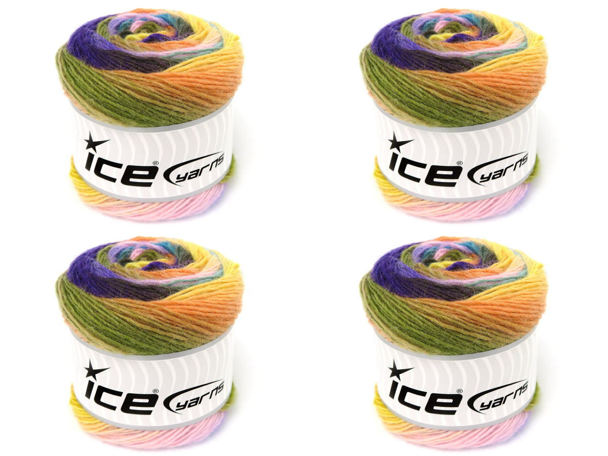 Magic Wool De Luxe Yellow, Orange, Pink, Green, Purple, Turquoise fnt2-84067