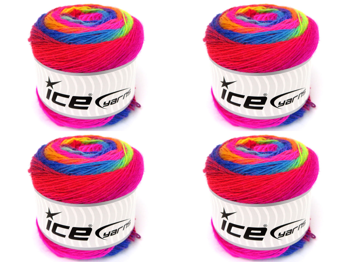 Magic Wool De Luxe Rainbow fnt2-84070