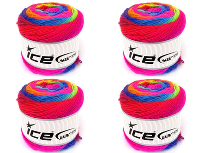 Magic Wool De Luxe Rainbow fnt2-84070