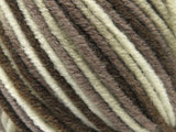 Ice Yarns Batik mérinos étoile – Nuances de marron, nuances de crème – 25 % laine mérinos, 75 % acrylique de qualité supérieure