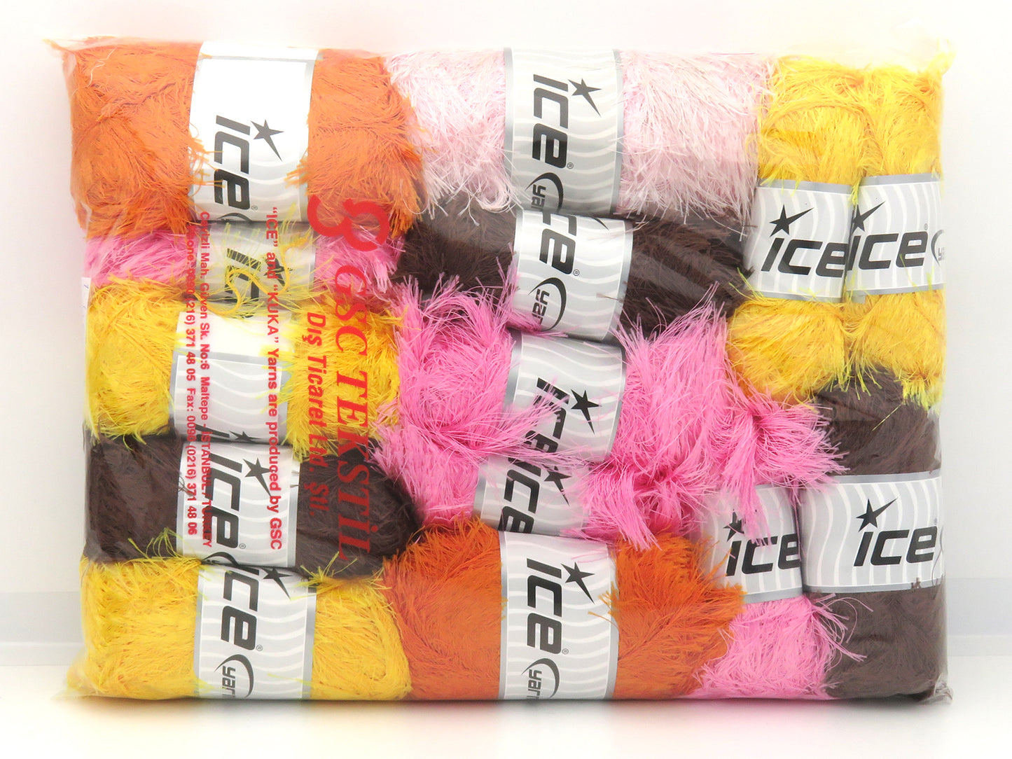 Lot mixte de faux cils multicolores fnt2-84318