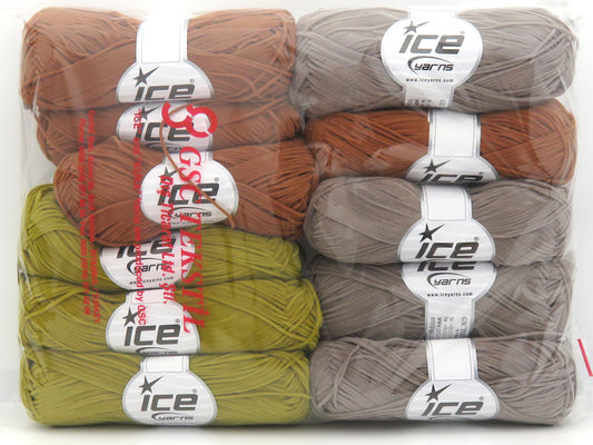 Mixed Lot Multicolor Nubuck Chenille Yarns fnt2-84320