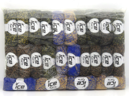 Mixed Lot Multicolor Alpaca Yarns fnt2-84463