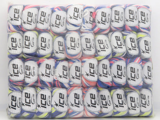 Mixed Lot Multicolor Chain Yarns fnt2-84471