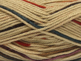 Ice Yarns Design Line – Kahverengi Tonları, Petrol Yeşili, Kiremit – %100 Tüylenmez Akrilik