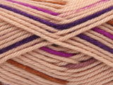 Ice Yarns Design Line – Açık Pembe, Mor, Fuşya, Turuncu, Yeşil – %100 Tüylenmez Akrilik