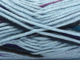 Ice Yarns Design Line – Açık Turkuaz, Kahverengi, Petrol Yeşili, Mor Tonları – %100 Tüylenmez Akrilik