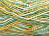 Green, Orange, Turquoise, White