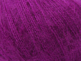 Ice Yarns Winsome Mohair – Dark Fuchsia – 49% SuperKid Mohair, 26% Acrylic, 25% Polyamide