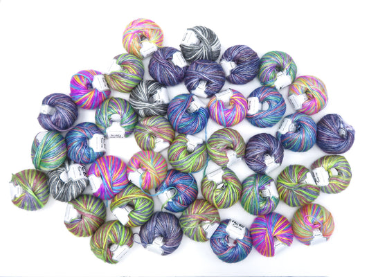 Mixed Lot Multicolor Picasso Yarns fnt2-84795