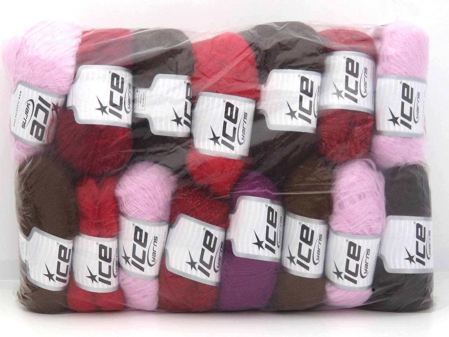 Mixed Lot Multicolor Winsome Mohair Yarns fnt2-84807
