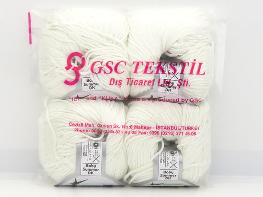 Mixed Lot Ecru Baby Summer DK Yarns fnt2-84975