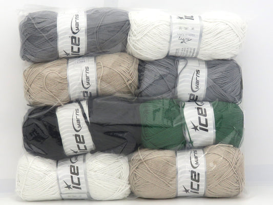 Mixed Lot Multicolor Summer Yarns fnt2-84989