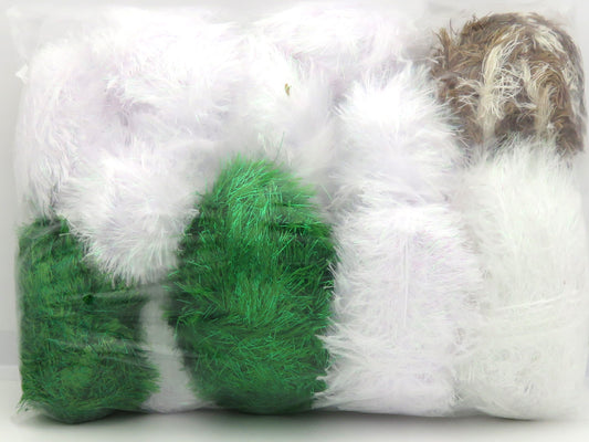 Mixed Lot Multicolor Leftover Yarns fnt2-85019