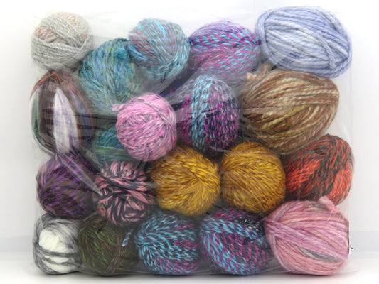 Mixed Lot Multicolor Leftover Yarns fnt2-85021