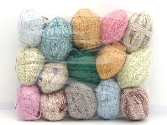 Mixed Lot Multicolor Leftover Yarns fnt2-85035