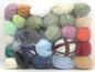 Mixed Lot Multicolor Leftover Yarns fnt2-85041