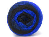 Ice Yarns Cakes Kingmont – Saxe Blue, Black – 10% Wool, 80% Acrylic, 10% Polyamide