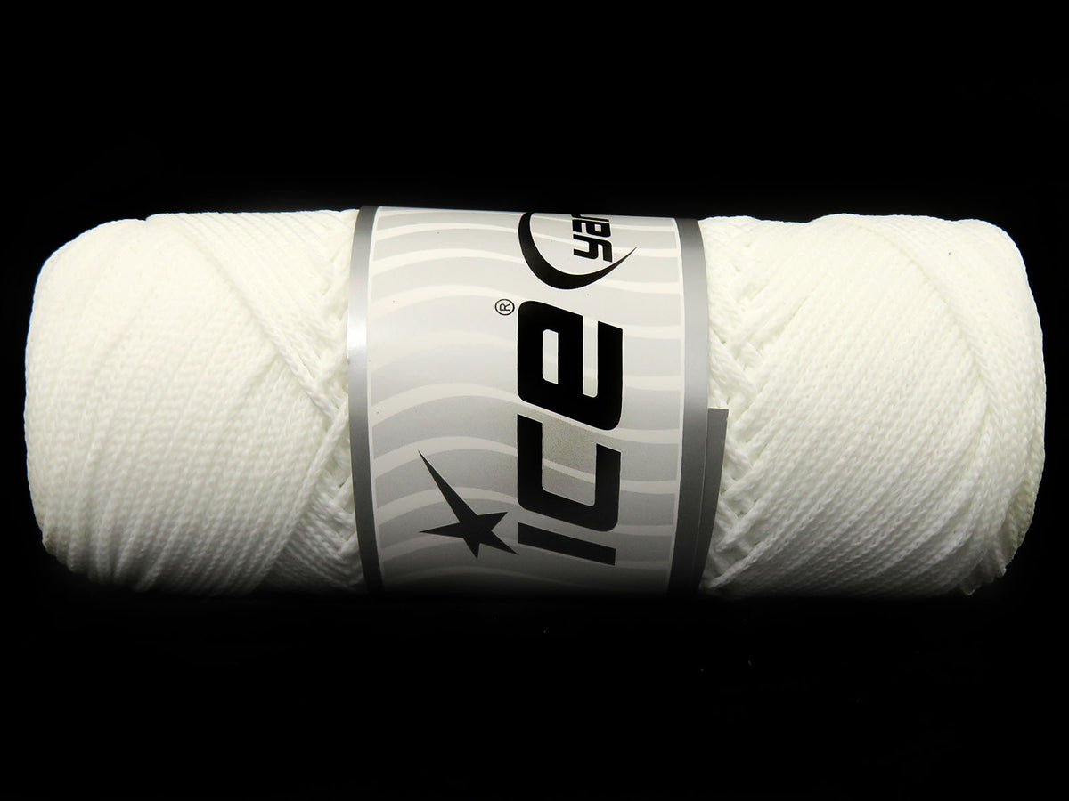 Ice Yarns Macrame Cord – Beyaz 3 – %100 Polyester
