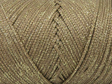 Ice Yarns Macrame Glitz – Light Camel – 80% Polyester, 20% Metallic Lurex