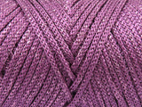 Ice Yarns Macrame Glitz – Light Lilac – 80% Polyester, 20% Metallic Lurex
