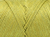 Ice Yarns Macrame Glitz – Light Gold – 80% Polyester, 20% Metallic Lurex