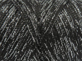 Ice Yarns Macrame Glitz – Black 2 – 80% Polyester, 20% Metallic Lurex