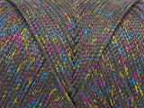 Ice Yarns Macrame Glitz – Grey 2 – 80% Polyester, 20% Metallic Lurex