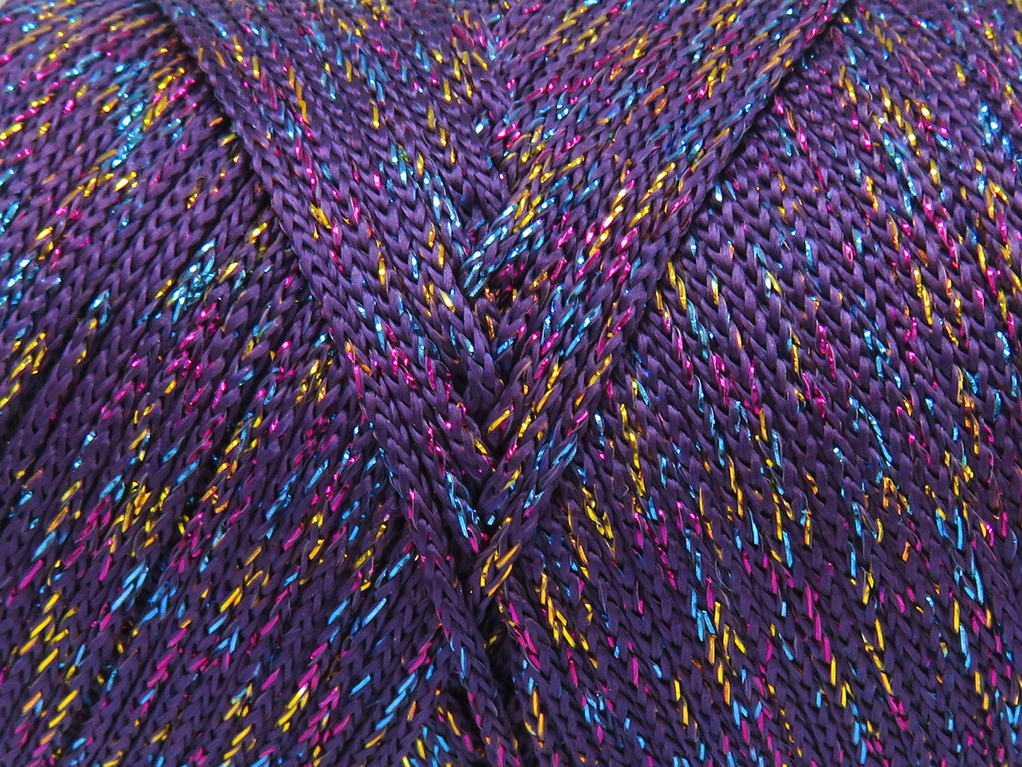 Purple Macrame Glitz