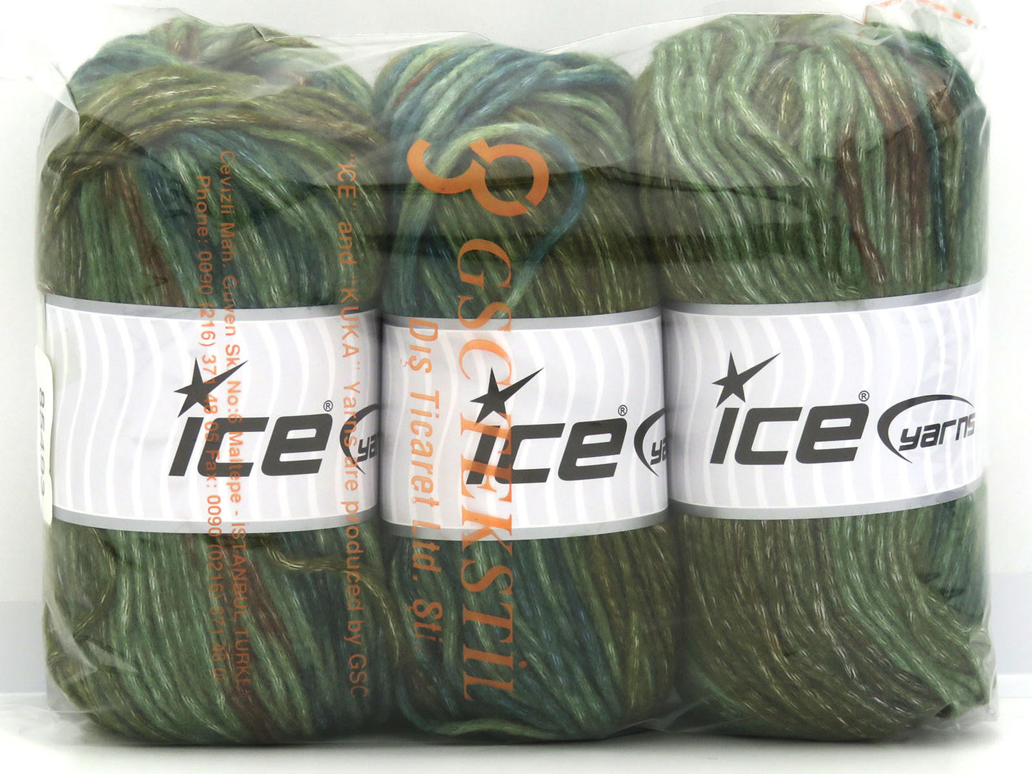 Self Striping Yarns 300 gr.