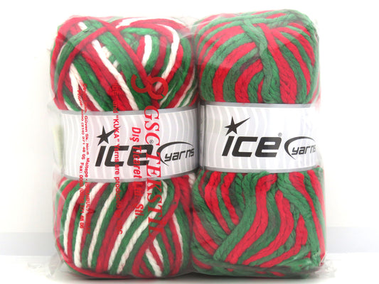 Mixed Lot Multicolor Self Striping Yarns fnt2-85499