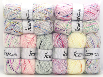 Mixed Lot Multicolor Baby Yarns fnt2-85514