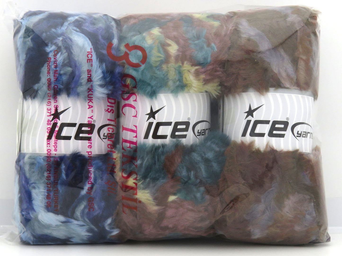 Fur Multicolor Yarns Mixed Lot fnt2-85568